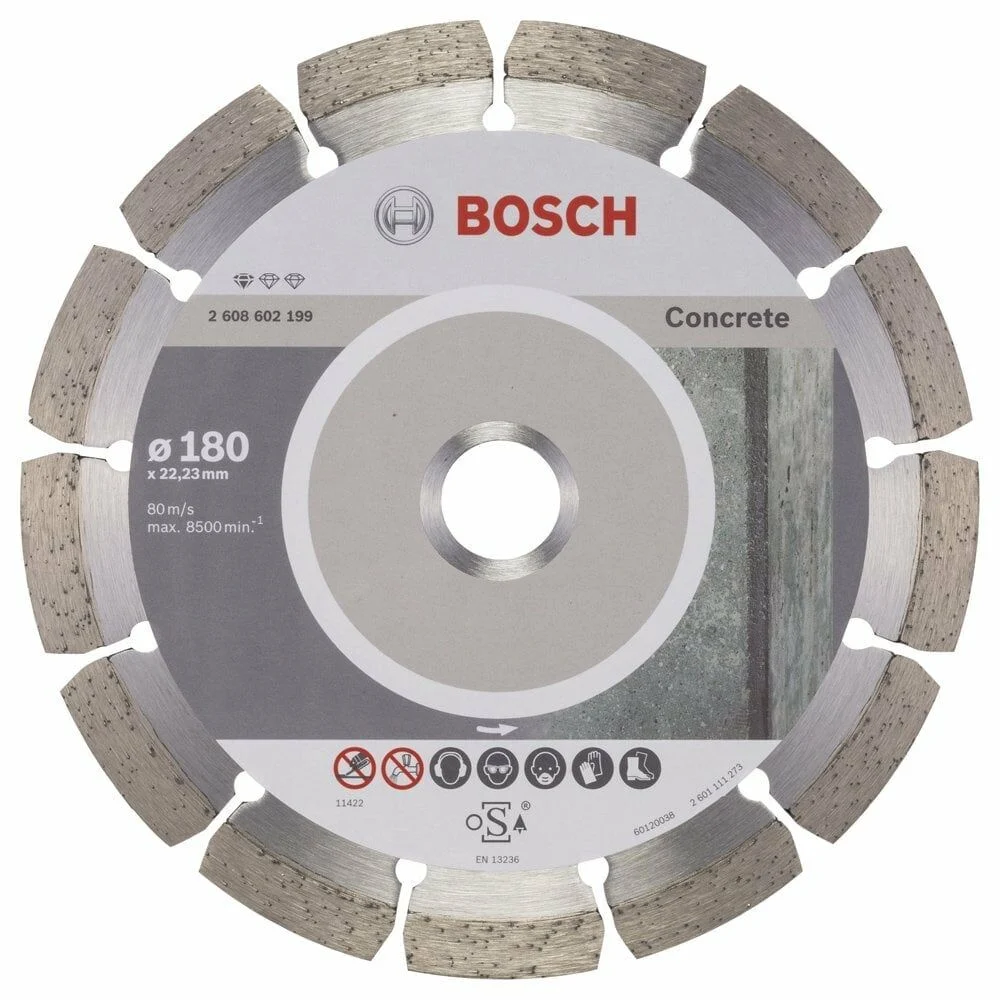 Bosch – Standard Seri Beton İçin Elmas Kesme Diski 180 mm