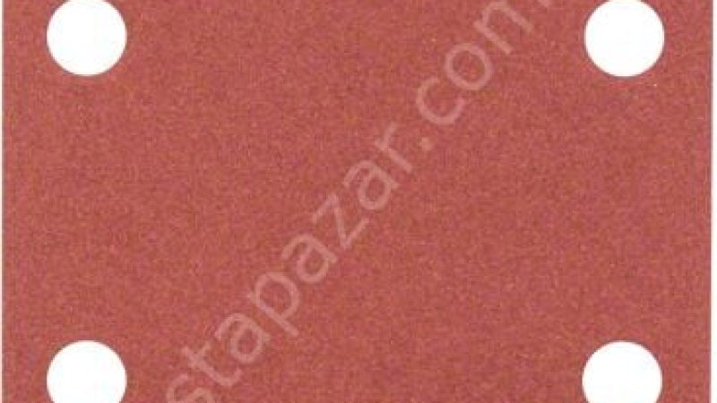 Bosch – Titreşimli Zımpara Kağıdı 10’lu, 93 x 230 mm 240 Kum 8 Delik
