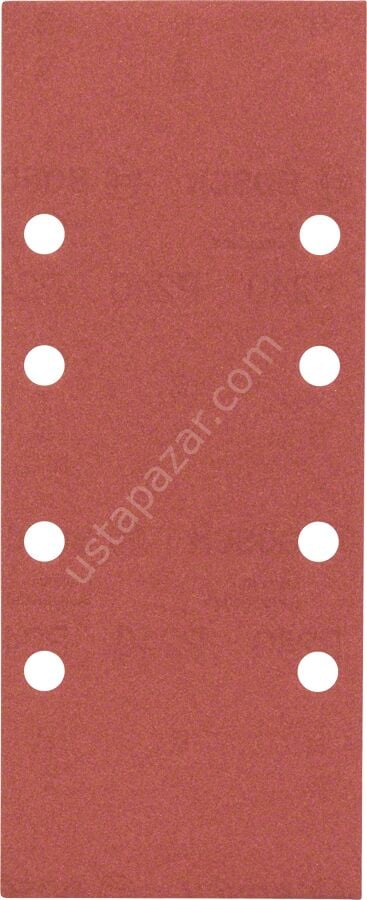 Bosch – Titreşimli Zımpara Kağıdı 10’lu, 93 x 230 mm 240 Kum 8 Delik