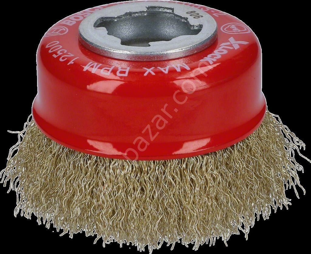 Bosch – X-LOCK – Clean Serisi Metal İçin Saçaklı Pirinç Tel Fırça 70*0,3 mm 2608620730