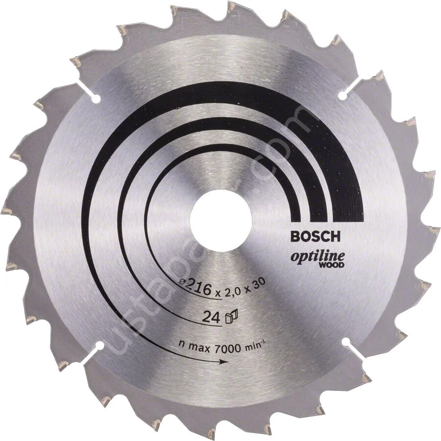 Bosch – Optiline Serisi Ahşap için Daire Testere Bıçağı B 216×30 mm-24 Diş 2608640431
