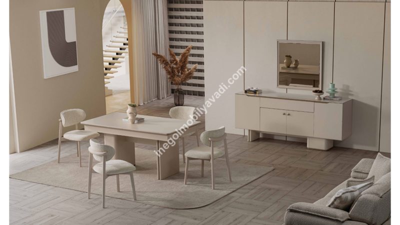 İnegöl Mobilya Kumsal Yemek Odası Takımı